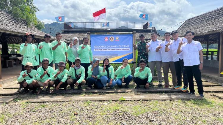 Tanam 750 Hektare Padi Organik PS-08, Brigade Pangan Bhakti Bela Negara Resmi Diluncurkan di Sukarame Carita